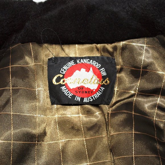 Vintage Cornelius of Sydney Deep Brown Kangaroo Fur Coat - Picture 7 of 7
